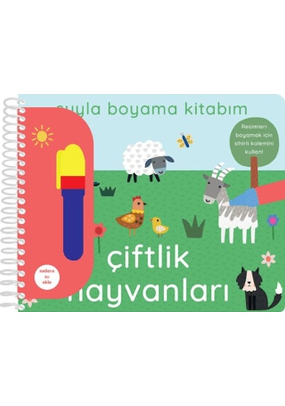 Suyla Boyama Kitabım - Çiftlik Hayvanları - Aıaı-896967
