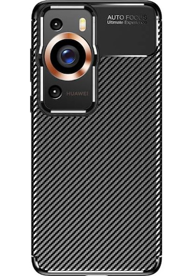 Nihcase Huawei P60 Pro Kılıf Texture Negro Silikon Kapak