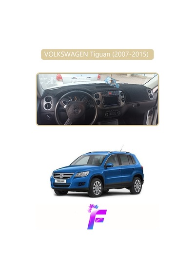 Volkswagen Tiguan 2007-2015 Uyumlu Torpido Örtüsü Yansıma Önleyici Hızlı Ve Kolay Montaj L7