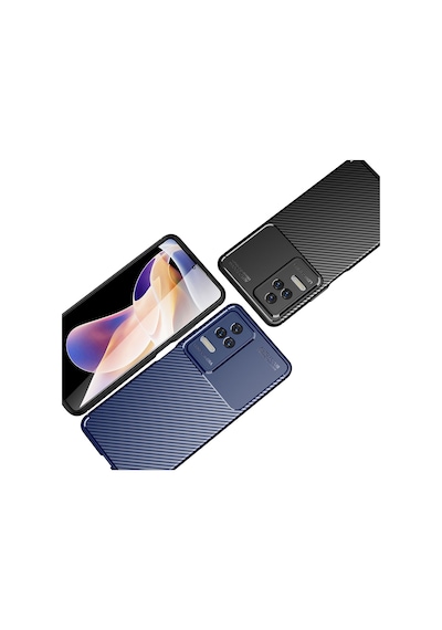 Thegencoo Poco F4 Kılıf Tgco Negro Silikon Kapak - Lacivert