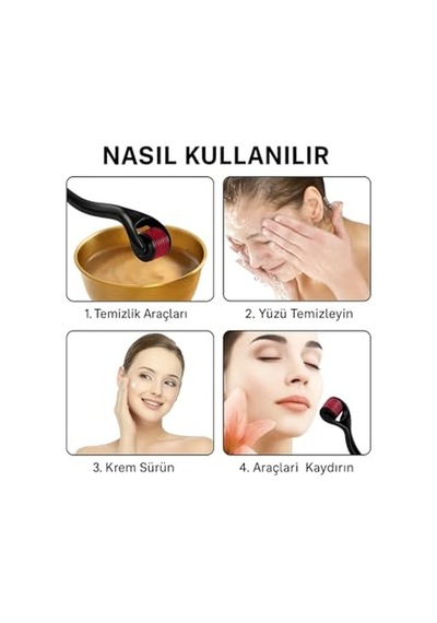 Suwors Derma Roller 0.5 Mm Titanyum İğneli Cilt Bakım Aleti, Gözenek Sıkılaştırıcı, Kırışıklık Ve Leke Karşıtı, Kolay Temizlenebilir Mikro İğne Masaj Aleti
