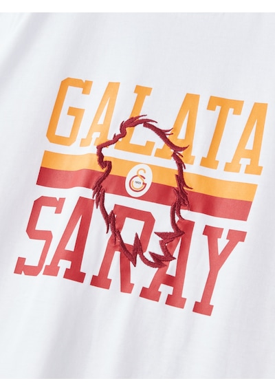 Gsstore Galatasaray Kadın T-shirt K252145 Beyaz