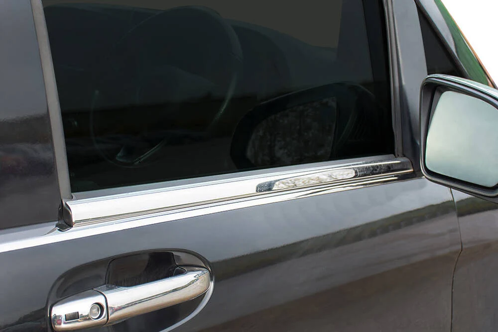 Mercedes Vito W447 Cam Çıtası Alt - Krom, Tek Sürgü, Orta Şase 8 Parça 2014 Ve Sonrası