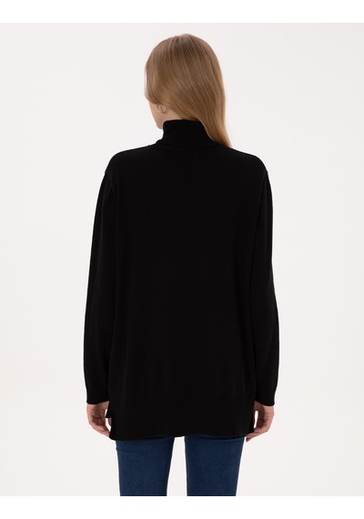 Pierre Cardin Kadın Siyah Kazak /triko 50316385-vr046 Siyah