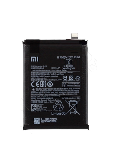 Xiaomi Redmi Note 10 10S BN59 Batarya Pil 5000mAh