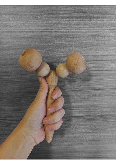 Maderoterapi İç Kol-baldır- Bacak Roller Ahşap Masaj Aleti