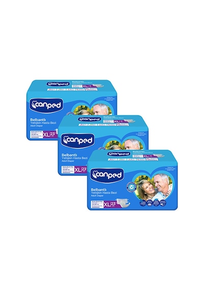 Canped Belbantlı Hasta Bezi Extra Büyük Boy Large 69  Adet