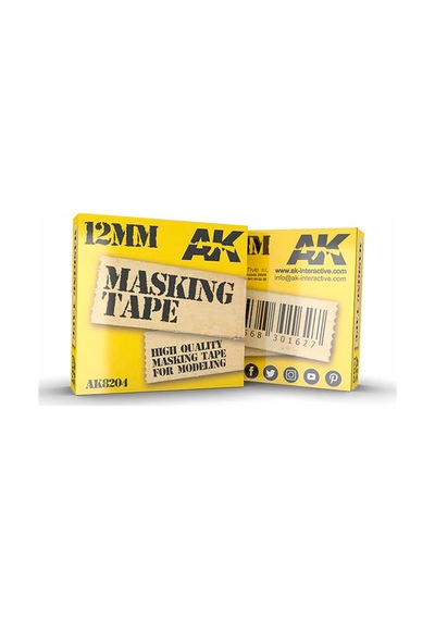 Ak 8204 12mm X 20 Metre Maskeleme Bandı