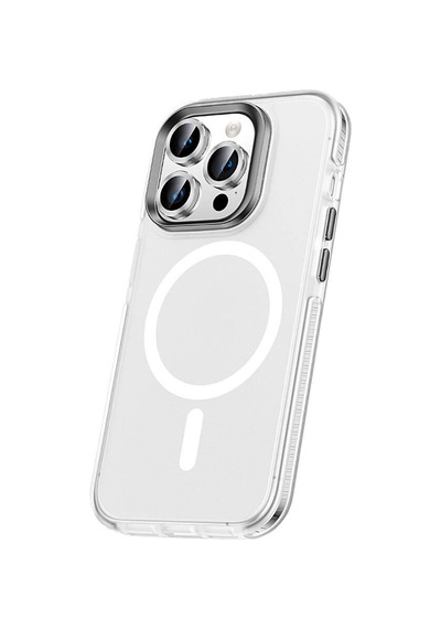 Apple Uyumlu iPhone 15 Pro Max Kılıf Airbagli Magsafe Wireless Şarj Özellikli Lens Koruyuculu Zore Klaptika Kapak