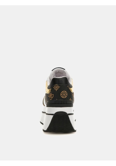Guess Camrio Platform Kadın Sneaker Ayakkabı Fl7cmrfal12 Kahverengi