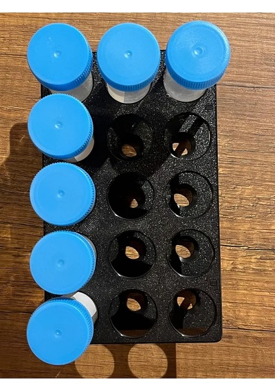 50ml Falkon Minimal Deney Tüpü Standı 5 3 Tüpler Görsel Amaçlıdır