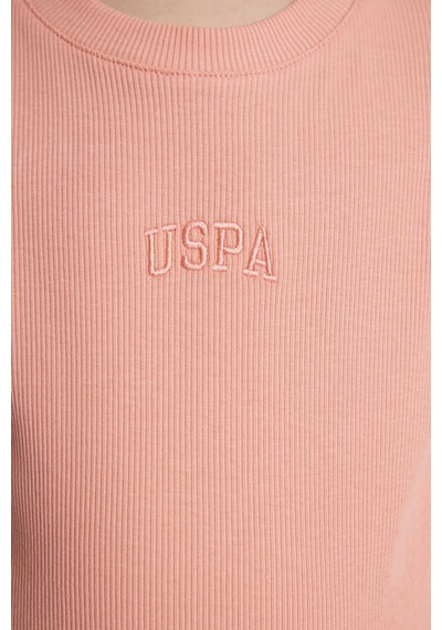 U.S. Polo Assn. Kız Çocuk Mercan Tişört Basic 50325626-vr204 Coral