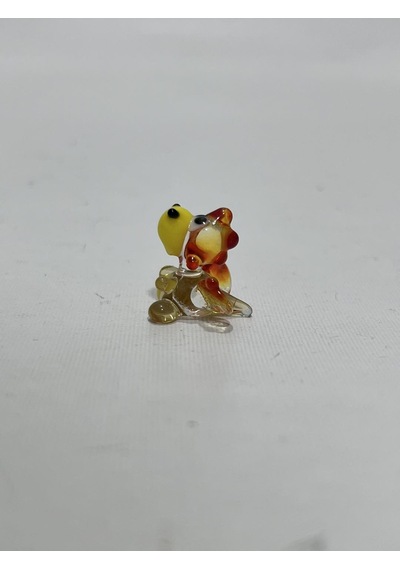 El Yapımı Mini Murano Cam Dinozor Biblo A153-08