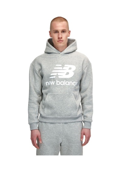 New Balance Lifestyle Erkek Sweatshirt Mnh3333-ag Gri