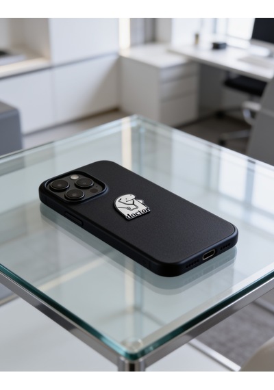 Doktor Figürlü Telefon Sticker 3d Metal Tasarım, Arka Süs A300142