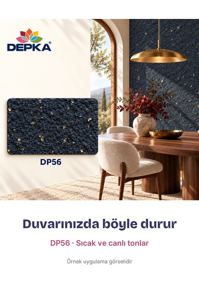 Depka Pamuk Sıva Dp56 2 Kg 7-8 M² İpek Sıva Alternatifi Isı Ve Ses Yalıtımlı Dekoratif Sıva