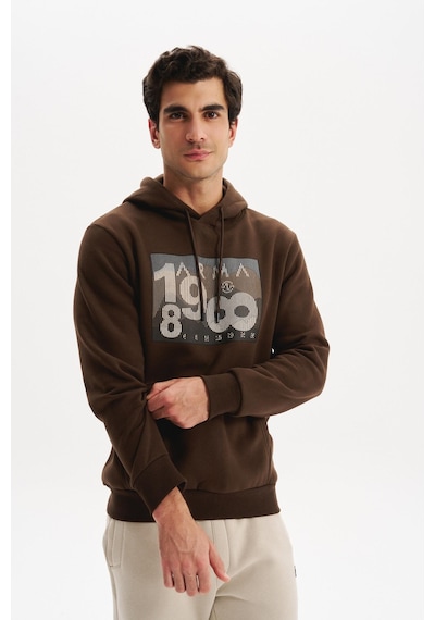 AR-MA Arma Erkek Kapüşonlu Kanguru Cepli 3 İplik Baskılı Şardonlu Regular Fit Sweatshirt K30254628702 Kahverengi AR-MA Arma Erkek Kapüşonlu Kanguru Cepli 3 İplik Baskılı Şardonlu Regular Fit Sweatshirt K30254628702 Kahverengi