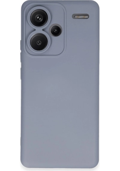 Mey İthalat Redmi Note 13 Pro Plus Kılıf Nano İçi Kadife Silikon - Gri