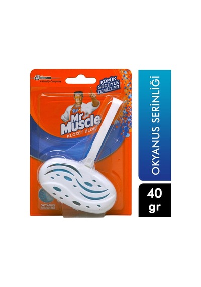 Mr Muscle Okyanus Serinliği Klozet Blok 40 Gr 12'li Paket