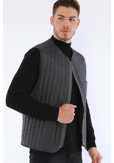 Y8611 Dewberry Erkek Yelek-antrasit Antrasit