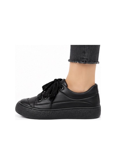 N Napa Shoe Np.7809.siyah Deri Sneaker