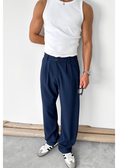 Lacivert Basic Premium Kumaş Pantolon Lacivert