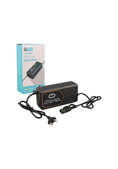 Powermaster Pm-31801 60 Volt - 20 Amper Iec C15 Dişi Uçlu Kapasite Göstergeli Elektrikli Bisiklet Şarj Akü Cihazı Adj160-01