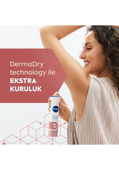 Kadın Creme Soft Duş Jeli 500ml Ve Sprey Deodorant Derma Control Clinical 150ml, 96 Saat Ter Koruma Diğer