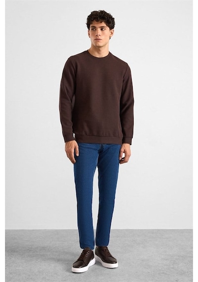 Süvari Koyu Kahve Regular Melanjlı Baskısız Waffle Bisiklet Yaka Cepsiz Düz Sweatshirt Sw2013700027-kh9 Koyu Kahverengi Süvari Koyu Kahve Regular Melanjlı Baskısız Waffle Bisiklet Yaka Cepsiz Düz Sweatshirt Sw2013700027-kh9 Koyu Kahverengi