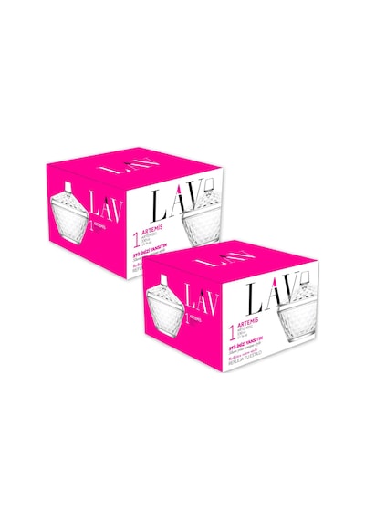 Lav Artemis Şekerlik 330 Cc X 2 Adet Şeffaf