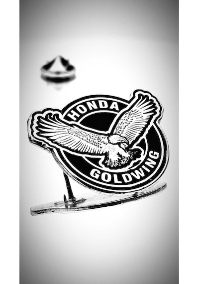 Yörük Tasarım Kartal Honda Goldwing Motorcu Rozet Gümüş