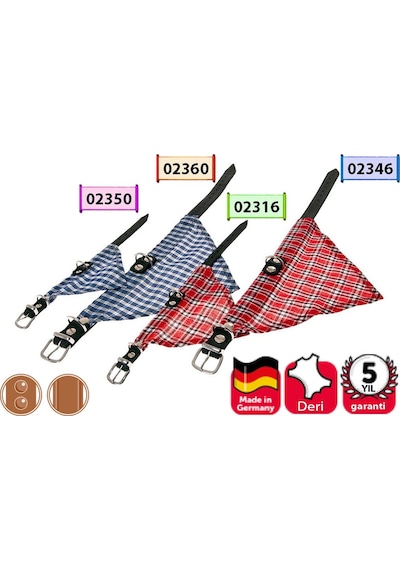 Karlie Deri Bandanalı Boyun Tasma 62 CM Mavi