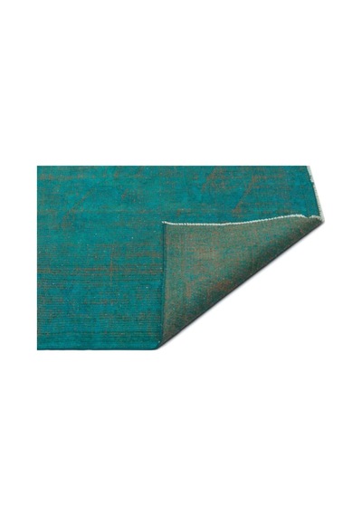 El Dokuması Vintage Yün-pamuk Turkuaz Halı 23125 153 X 258 Cm