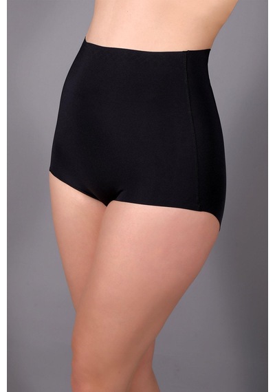 Cotonhause Kadın Lazer Kesim Yüksek Bel Siyah Slip Korse C8t0n2o963 Sıyah