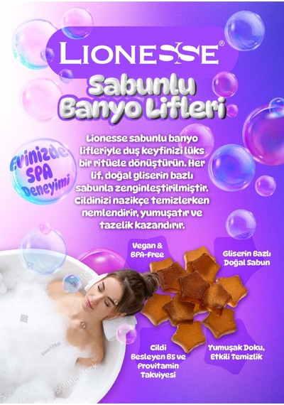 Sabunlu Banyo Lifi 956 Sakura Çiçeği Kokulu, Seyahat Boy, Bpa Free, Yumuşak Doku