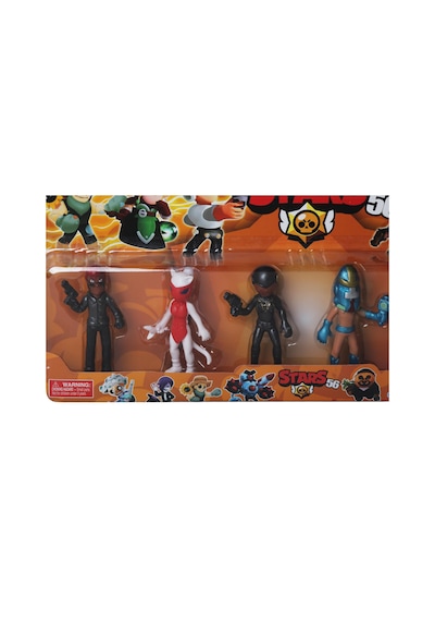 Brawl Stars 6'lı Koleksiyon Karakter Figür Seti 12 Cm Eklemli Oyuncak Kahramanlar Seti Brawl Stars