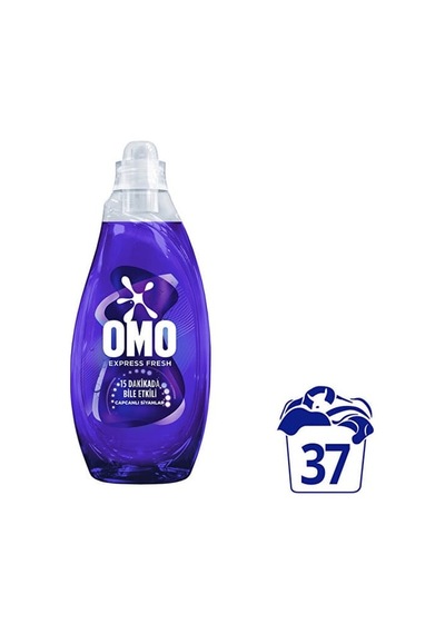 Omo Express Fresh Capcanli Siyahlar Tüm Koyu Renkler 1480 Ml 12'li Paket