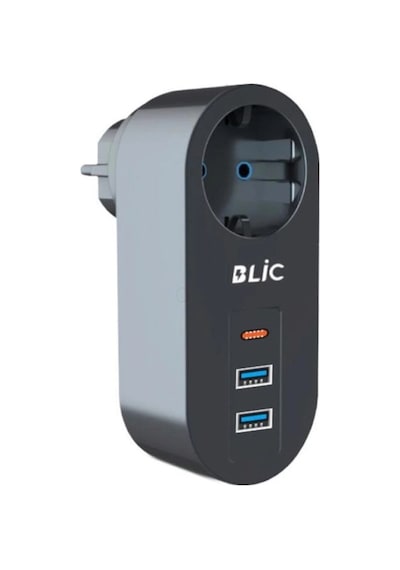 Ftr-07 2xusb 1xtypec Termal Akım Korumalı Isıya Dayanıklı Tekli Priz 11318708