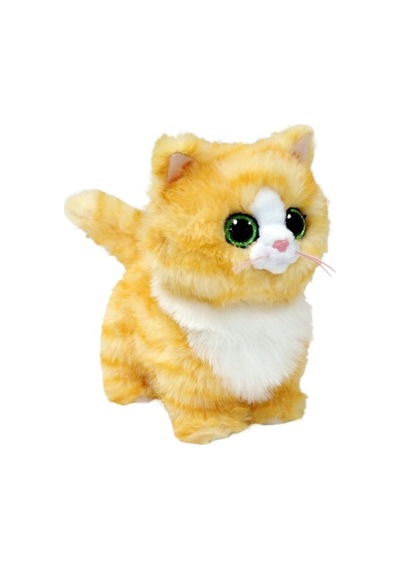 Ty Beanie Babies Melanie - Altın Renkli Kedi Peluş 20 Cm