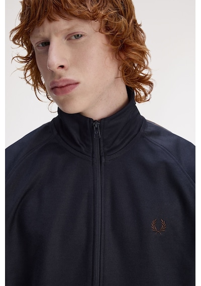Fred Perry J5557 Contrast Tape Track Erkek Ceket Lacivert