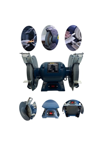 Staxx Dfbg200 200 Mm 550 Watt Balta Bıçak Bileme Çark Taş Motoru