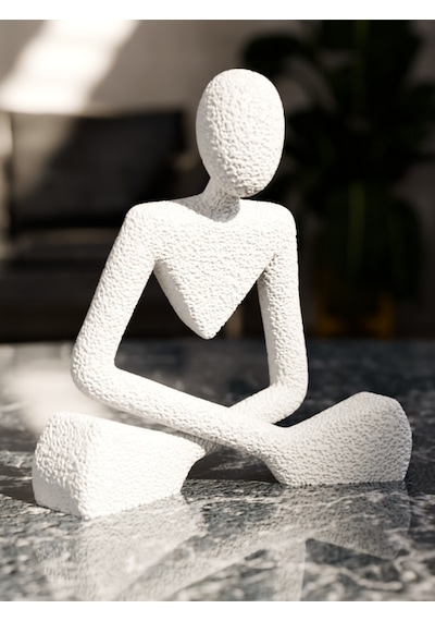 Yoga Heykel Biblo Dekoratif Obje