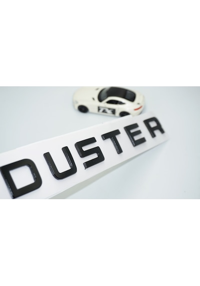 Dk Tuning Duster Ön Kaput Siyah Abs 3m 3d Yazı Logo Dacia İle Uyu