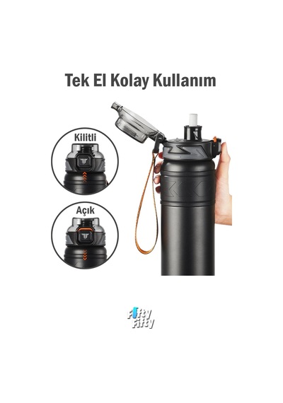 Tkk 500 Ml Çelik Termos Çift Kullanım Pipetli/rahat İçim -12/24 Sıcak-soğuk- Yalıtım -2022500ml 001