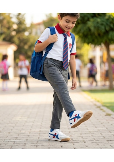 Cool Kids Erkek Çocuk Kışlık Su Geçirmez Kaydırmaz Hafif Kauçuk Taban Rahat Deri Spor Ayakkabı Beyaz Cool Kids Erkek Çocuk Kışlık Su Geçirmez Kaydırmaz Hafif Kauçuk Taban Rahat Deri Spor Ayakkabı Beyaz