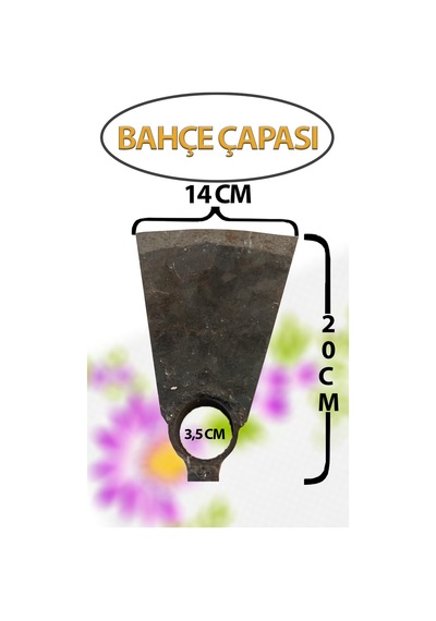 Tek Yönlü Bahçe Çapası Ağız Uzunluğu 14 Cm Toplam Uzunluğu 20 Cm Sap Hap Hariçtir