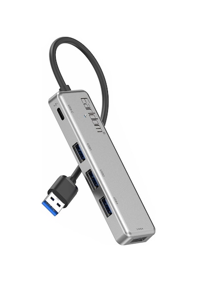 Earldom Hub12 Tak Çalıştır 40cm 4 Adet Usb 2.0 Ve 1 Adet Type M414