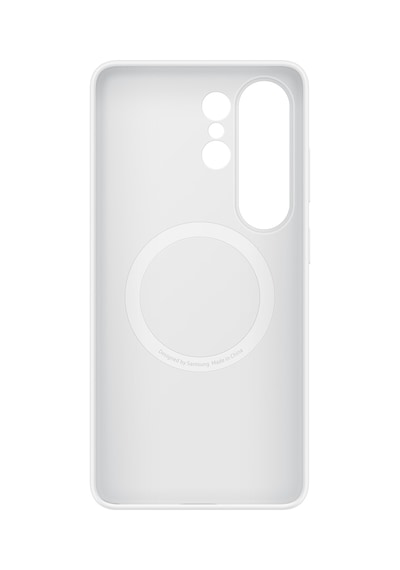 Samsung Galaxy Uyumlu S26 Ultra Silikon Magnet Kılıf - Beyaz Beyaz