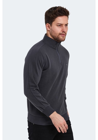 Slazenger Sammy In Erkek Sweatshirt Koyu Gri