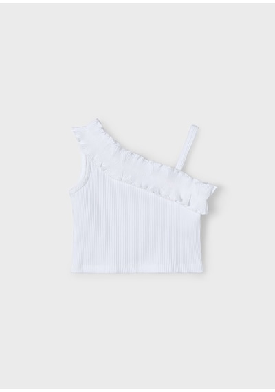 Mayoral Kız Çocuk Asimetrik T-shirt 3018y25 Beyaz Mayoral Kız Çocuk Asimetrik T-shirt 3018y25 Beyaz